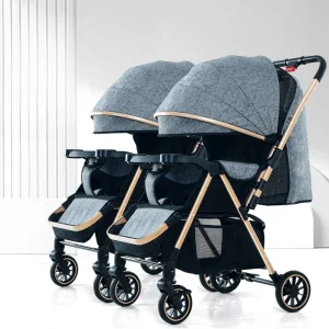Detachable Twin Baby Stroller